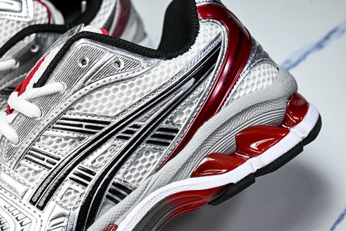 1201A019-103 GEL KAYANO 14 SPORTY AND CASUAL BREATHABLE RUNNING SHOES WINE RED/CLARET RED
