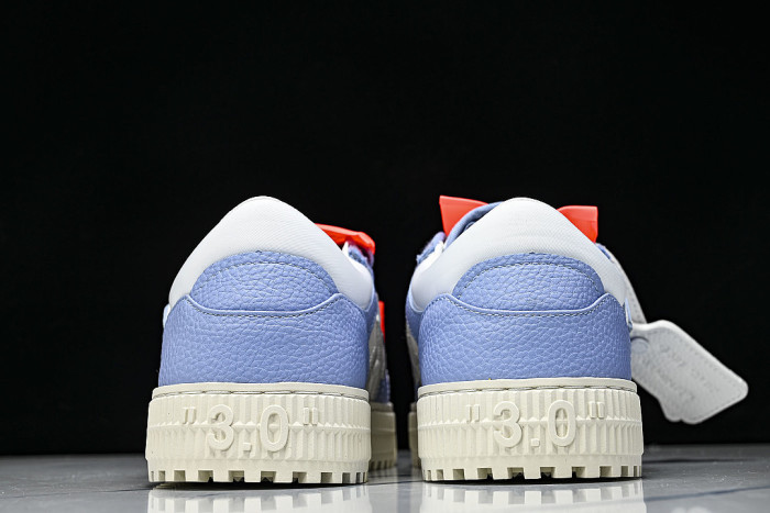 THICK-SOLED MULTI-COLOR CASUAL SPORTS SHOES BLUE/WHITE/BLUE