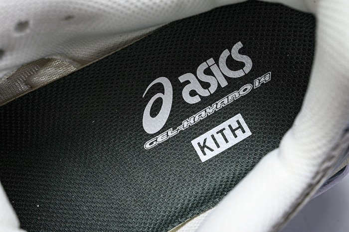 1203A566-100 GEL KAYANO 14 SPORTY AND CASUAL BREATHABLE RUNNING SHOES BEIGE/OFF WHITE