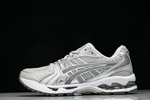 1202A056-021 GEL KAYANO 14 SPORTY AND CASUAL BREATHABLE RUNNING SHOES LIGHT GRAY/GREY