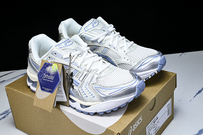 1203A537-115 GEL-KAYANO 14 WHITE/LIGHT NAVY