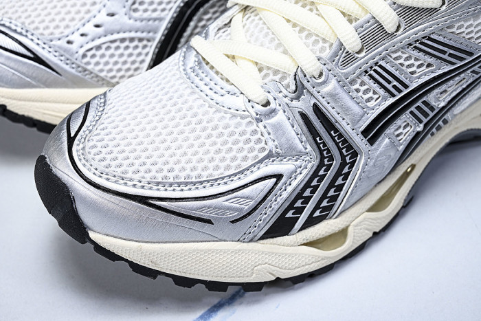 1201A457-101 GEL KAYANO 14 SPORTY AND CASUAL BREATHABLE RUNNING SHOES SILVER/BLACK