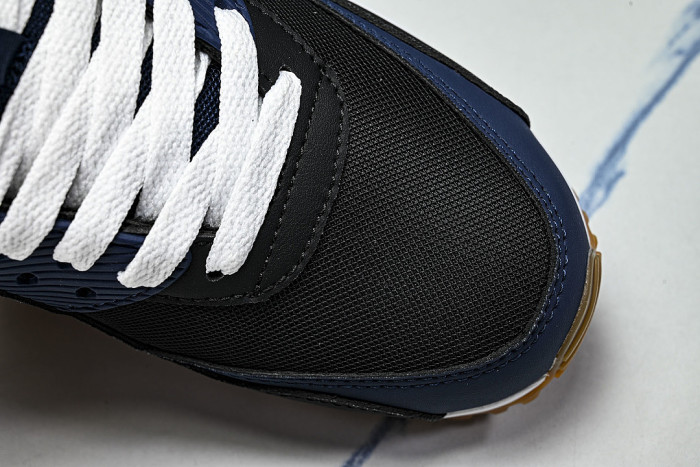 FB9658-400 AIR MAX 90 MIDNIGHT NAVY/BLACK/GUM MEDIUM BROWN/WHITE