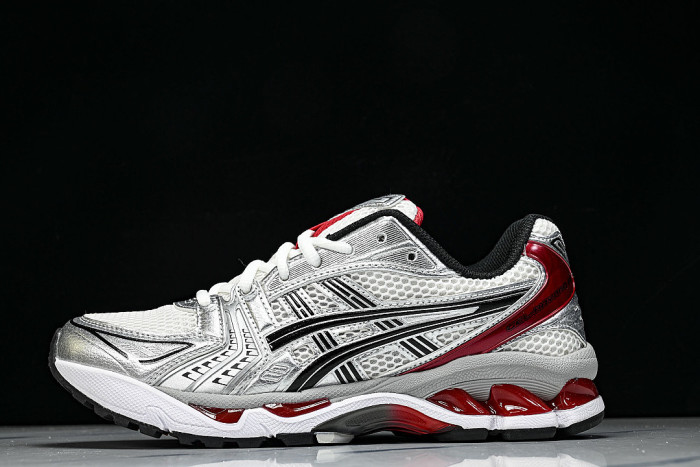 1201A019-103 GEL KAYANO 14 SPORTY AND CASUAL BREATHABLE RUNNING SHOES WINE RED/CLARET RED