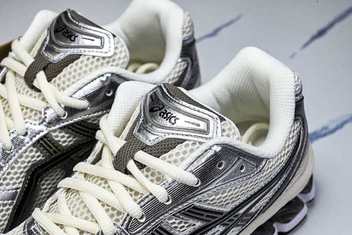 1201A019-108 GEL KAYANO 14 SPORTY AND CASUAL BREATHABLE RUNNING SHOES BEIGE/OFF WHITE