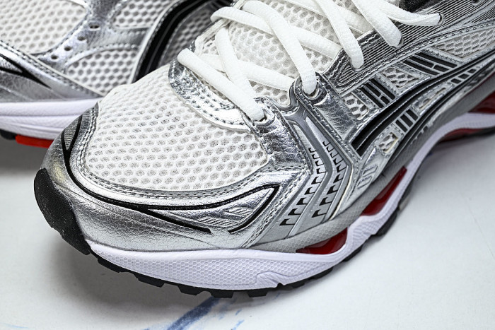 1201A019-103 GEL KAYANO 14 SPORTY AND CASUAL BREATHABLE RUNNING SHOES WINE RED/CLARET RED