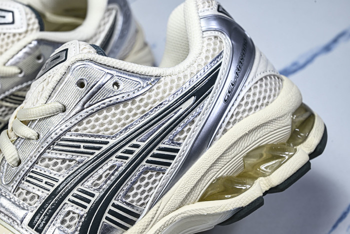 1201A019-200 GEL KAYANO 14 SPORTY AND CASUAL BREATHABLE RUNNING SHOES WHITE/BEIGE