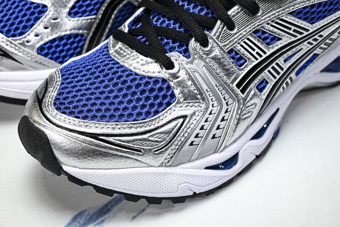 1201A019-401 GEL KAYANO 14 SPORTY AND CASUAL BREATHABLE RUNNING SHOES KLEIN BLUE/NAVY BLUE