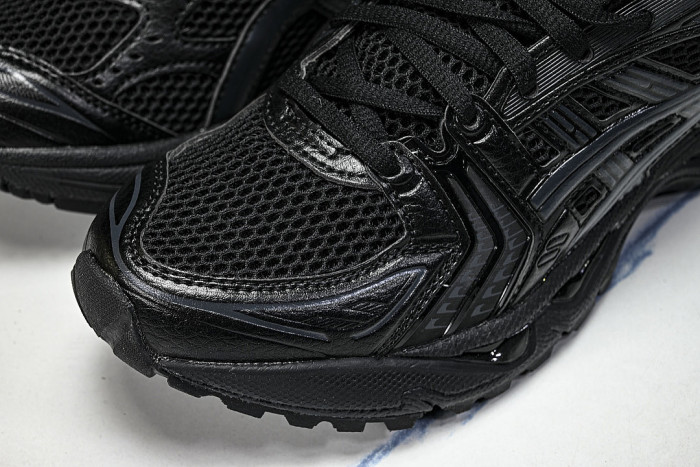 1201A019-001 GEL KAYANO 14 SPORTY AND CASUAL BREATHABLE RUNNING SHOES BLACK/INKINESS