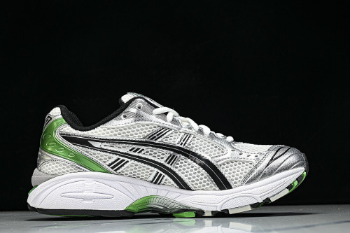 1201A019-110 GEL KAYANO 14 SPORTY AND CASUAL BREATHABLE RUNNING SHOES DARK GREEN/GREEN