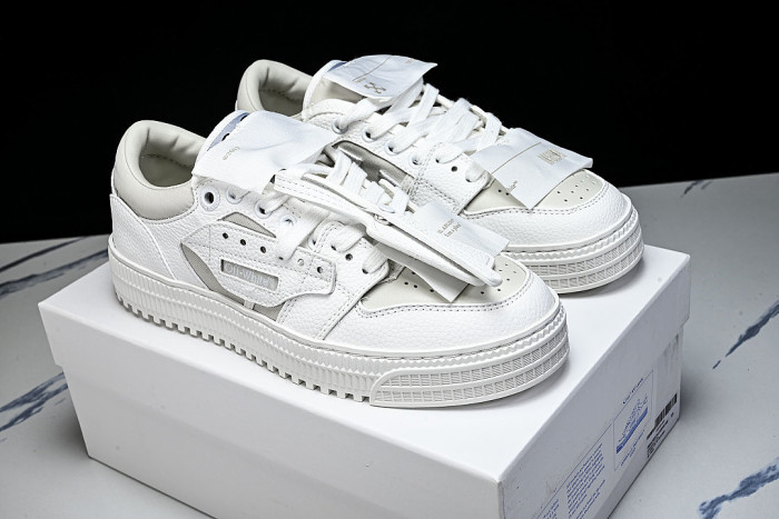 THICK-SOLED MULTI-COLOR CASUAL SPORTS SHOES WHITE/BEIGE/WHITE