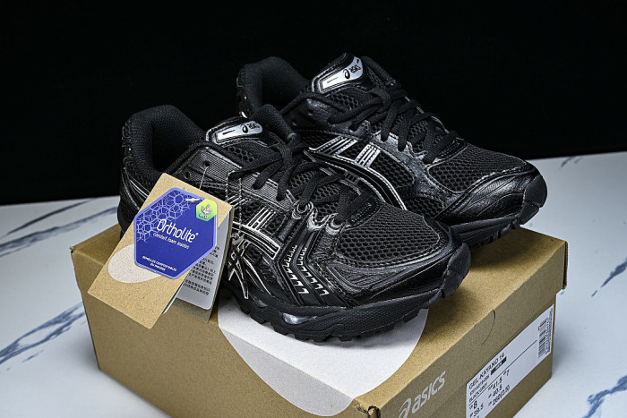 1201A019-006 GEL-KAYANO 14 BLACK/PURE SILVER