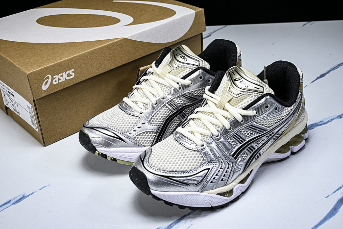 1203A537-200 GEL KAYANO 14 SPORTY AND CASUAL BREATHABLE RUNNING SHOES GOLDEN/WHITE