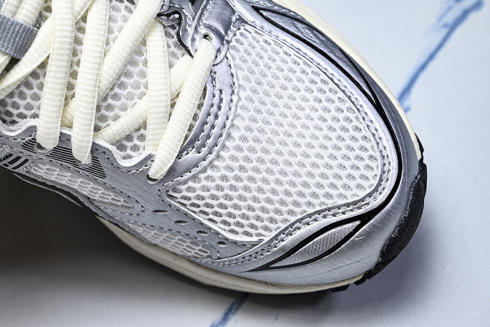 1201A457-101 GEL KAYANO 14 SPORTY AND CASUAL BREATHABLE RUNNING SHOES SILVER/BLACK
