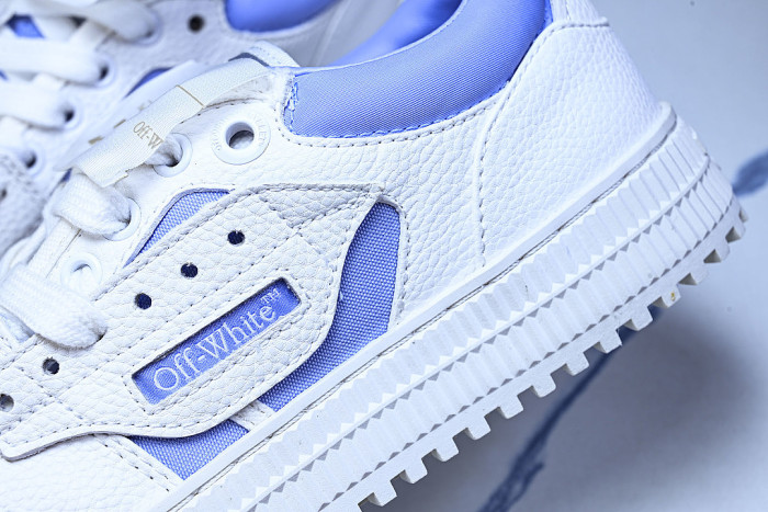 THICK-SOLED MULTI-COLOR CASUAL SPORTS SHOES WHITE/BLUE/WHITE