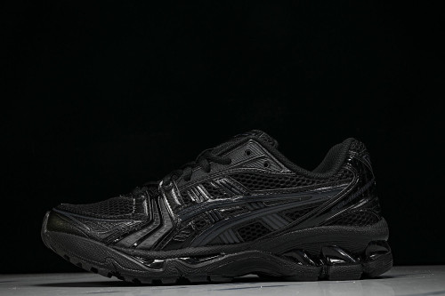 1201A019-001 GEL KAYANO 14 SPORTY AND CASUAL BREATHABLE RUNNING SHOES BLACK/INKINESS