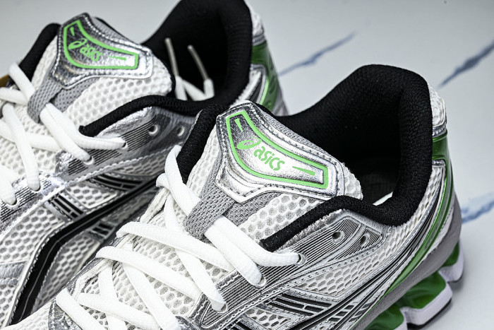 1201A019-110 GEL KAYANO 14 SPORTY AND CASUAL BREATHABLE RUNNING SHOES DARK GREEN/GREEN