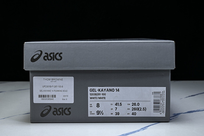 1203B291-100 GEL-KAYANO 14 WHITE/WHITE