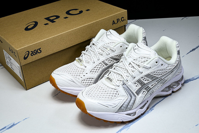 1203A727-100 GEL-KAYANO 14 WHITE/PURE SILVER