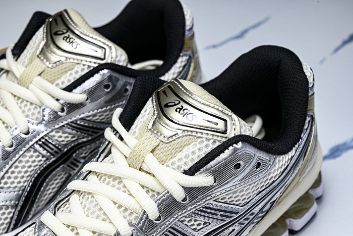 1203A537-200 GEL KAYANO 14 SPORTY AND CASUAL BREATHABLE RUNNING SHOES GOLDEN/WHITE
