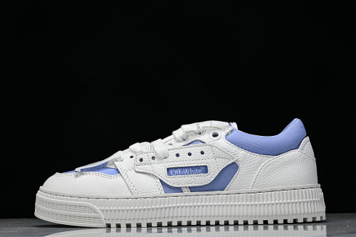 THICK-SOLED MULTI-COLOR CASUAL SPORTS SHOES WHITE/BLUE/WHITE