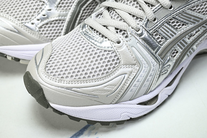1202A056-021 GEL KAYANO 14 SPORTY AND CASUAL BREATHABLE RUNNING SHOES LIGHT GRAY/GREY