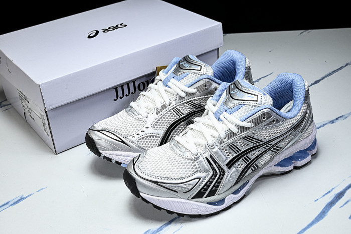 1203A961-101 GEL KAYANO 14 SPORTY AND CASUAL BREATHABLE RUNNING SHOES SKY BLUE/LIGHT BLUE