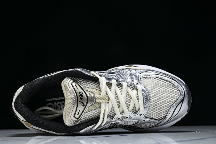 1203A537-200 GEL KAYANO 14 SPORTY AND CASUAL BREATHABLE RUNNING SHOES GOLDEN/WHITE