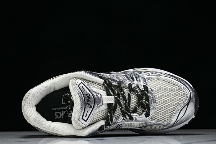 1203A566-100 GEL KAYANO 14 SPORTY AND CASUAL BREATHABLE RUNNING SHOES BEIGE/OFF WHITE