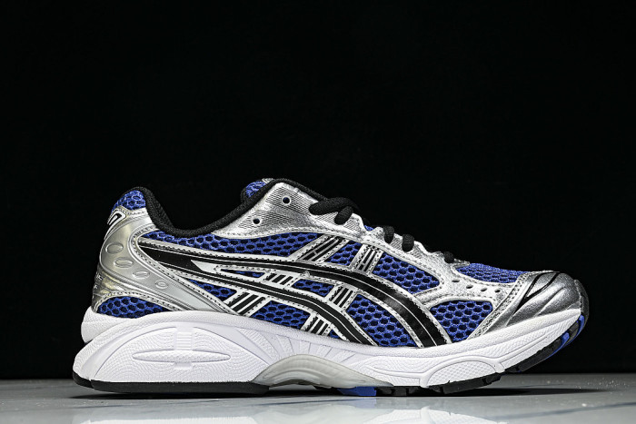 1201A019-401 GEL KAYANO 14 SPORTY AND CASUAL BREATHABLE RUNNING SHOES KLEIN BLUE/NAVY BLUE