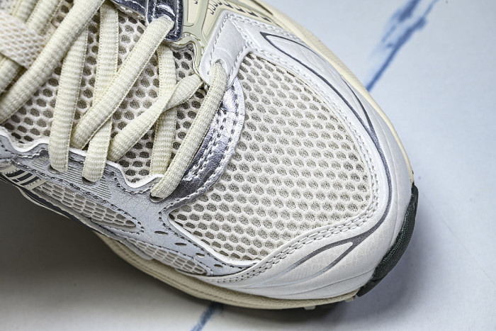 1201A019-200 GEL KAYANO 14 SPORTY AND CASUAL BREATHABLE RUNNING SHOES WHITE/BEIGE