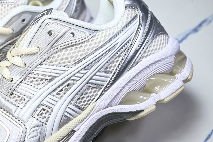 1201A457-100 GEL KAYANO 14 SPORTY AND CASUAL BREATHABLE RUNNING SHOES WHITE/PURE WHITE