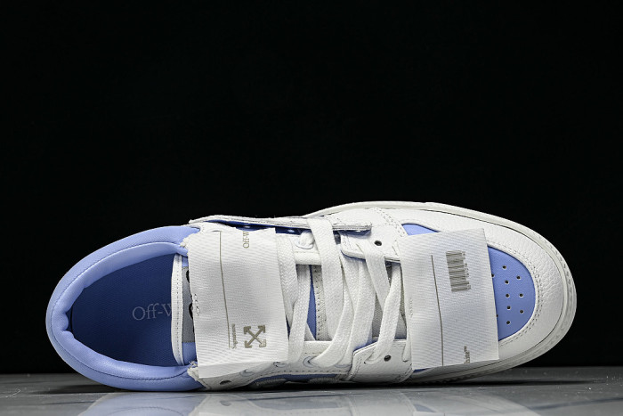 THICK-SOLED MULTI-COLOR CASUAL SPORTS SHOES WHITE/BLUE/WHITE