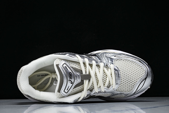 1201A019-108 GEL KAYANO 14 SPORTY AND CASUAL BREATHABLE RUNNING SHOES BEIGE/OFF WHITE
