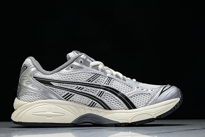 1201A457-101 GEL KAYANO 14 SPORTY AND CASUAL BREATHABLE RUNNING SHOES SILVER/BLACK