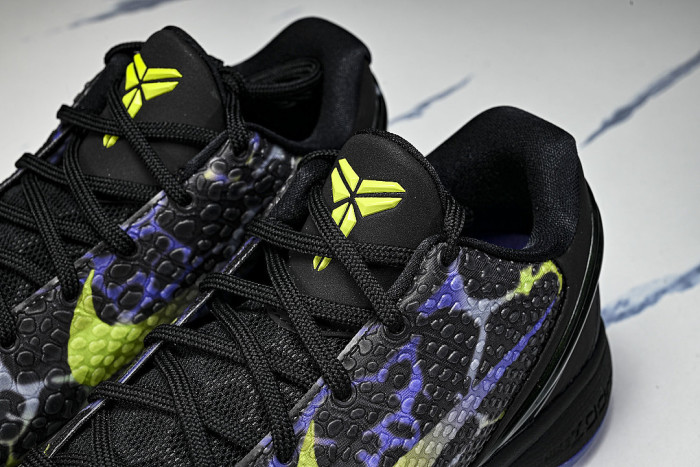 IQ6261-001 KOBE 6 PROTRO BLACK/VENOM GREEN/PURPLE VENOM
