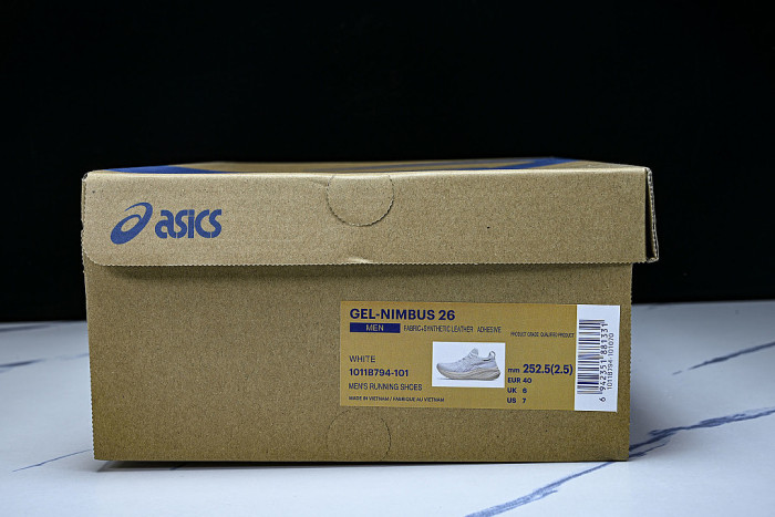 1011B794-101 GEL-NIMBUS 26 WHITE/WHITE