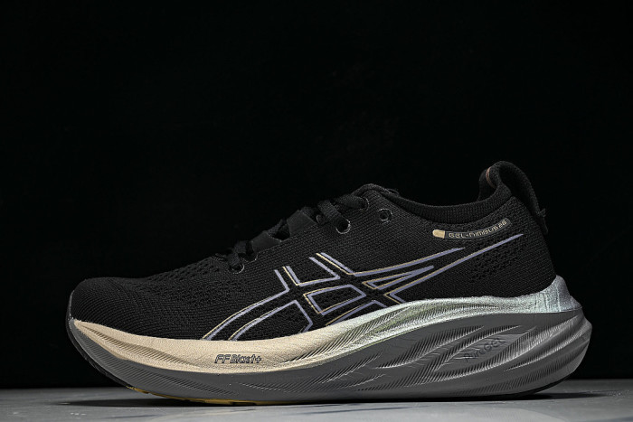 1011B922-001 GEL-NIMBUS 26 PLATINUM BLACK/CHAMPAGNE