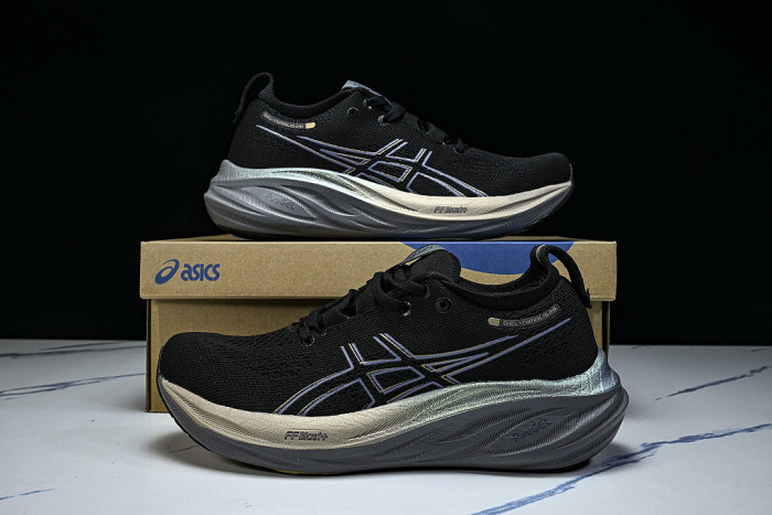1011B922-001 GEL-NIMBUS 26 PLATINUM BLACK/CHAMPAGNE