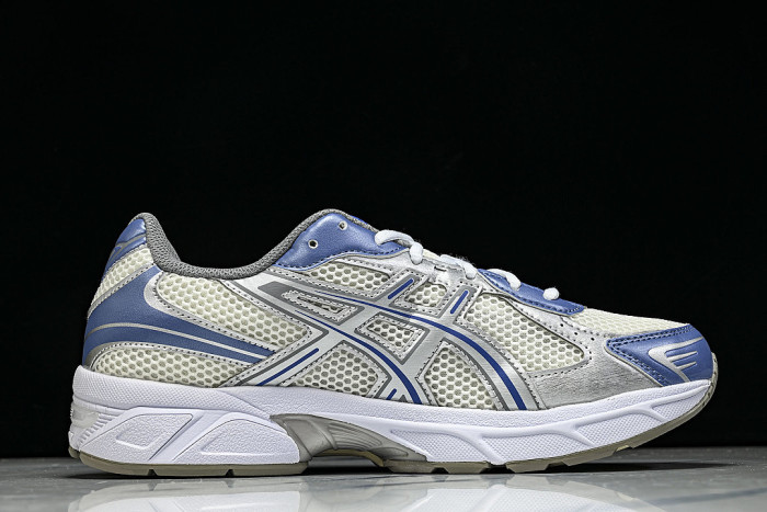 1203A609-101 NEW STYLE GEL 1130 RETRO BREATHABLE SPORTS CASUAL SHOES DARK BLUE/BEIGE