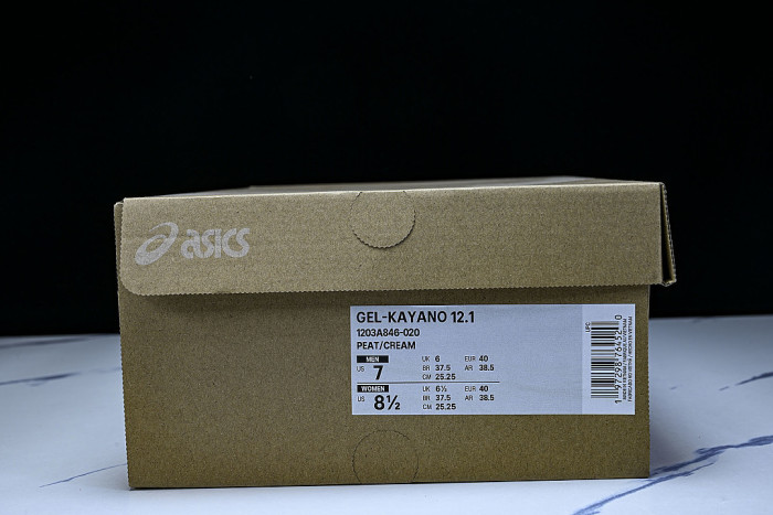 1203A846-020 GEL-KAYANO 12.1 PEAT/CREAM