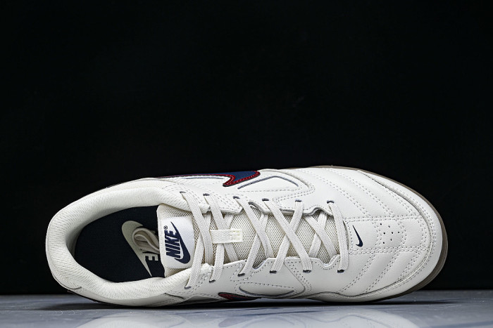 IH4380-110 GATO LOW-TOP CASUAL SHOES PALE IVORY/UNIVERSITY RED/GUM DARK BROWN/THUNDER BLUE