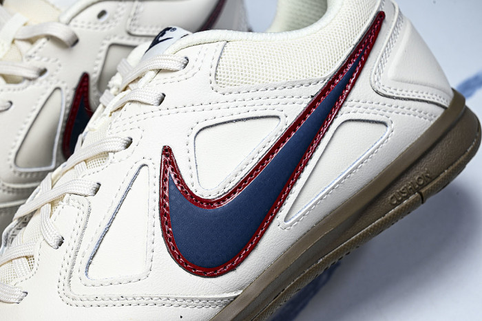 IH4380-110 GATO LOW-TOP CASUAL SHOES PALE IVORY/UNIVERSITY RED/GUM DARK BROWN/THUNDER BLUE