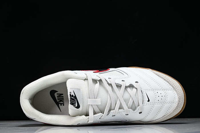 HQ6019-104 GATO LOW-TOP CASUAL LIFESTYLE SHOES SUMMIT WHITE/BRIGHT CRIMSON/MEDIUM BROWN/BLACK