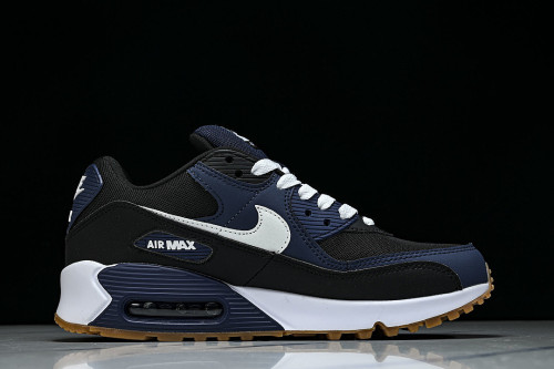 FB9658-400 AIR MAX 90 MIDNIGHT NAVY/BLACK/GUM MEDIUM BROWN/WHITE