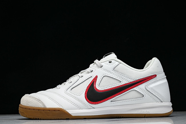 HQ6019-104 GATO LOW-TOP CASUAL LIFESTYLE SHOES SUMMIT WHITE/BRIGHT CRIMSON/MEDIUM BROWN/BLACK