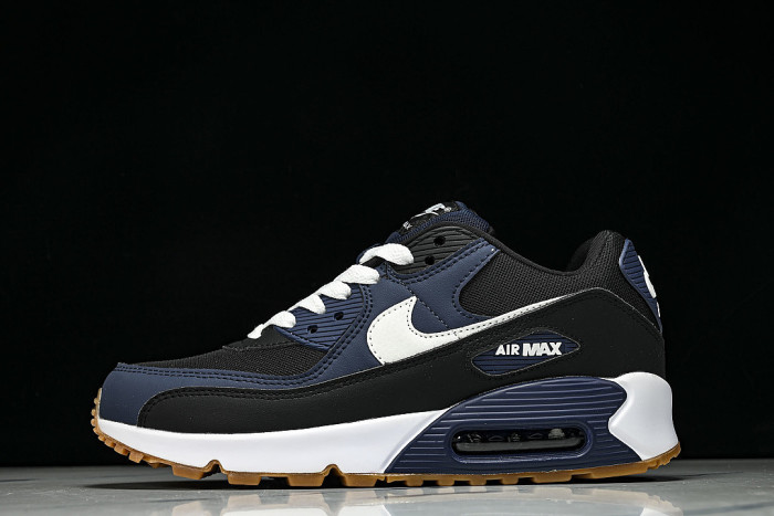 FB9658-400 AIR MAX 90 MIDNIGHT NAVY/BLACK/GUM MEDIUM BROWN/WHITE