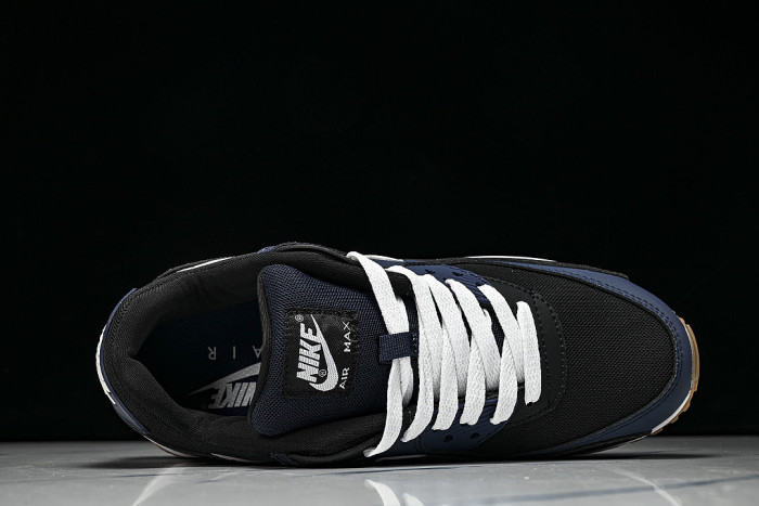 FB9658-400 AIR MAX 90 MIDNIGHT NAVY/BLACK/GUM MEDIUM BROWN/WHITE
