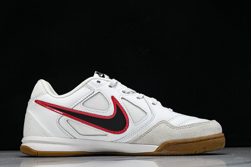 HQ6019-104 GATO LOW-TOP CASUAL LIFESTYLE SHOES SUMMIT WHITE/BRIGHT CRIMSON/MEDIUM BROWN/BLACK