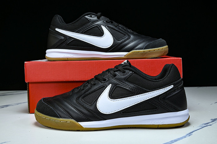 HQ6019-001 GATO LOW-TOP CASUAL SHOES BLACK/WHITE/GUM LIGHT BROWN